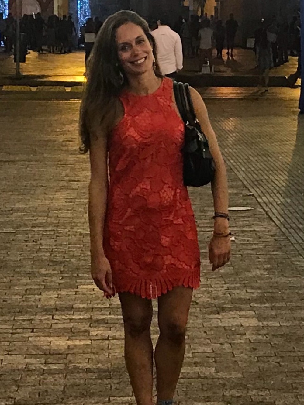 Lovers + Friends Red Lace Crochet Mini Dress | XS